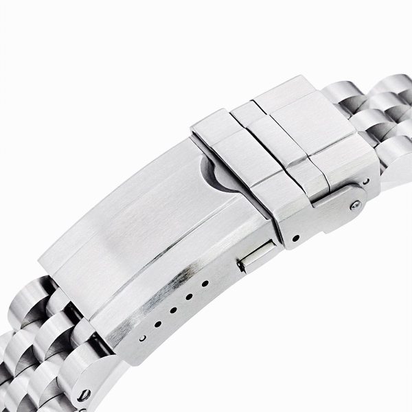 Beyond the Vintage Angus Louis JUB Watch Band for TUD Tiger 79280 in Brushed, Turning Clasp on Sale - Image 2
