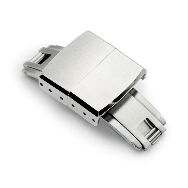 16mm or 18mm Deployment Buckle   Butterfly Watch Clasp, Brushed For Cheap