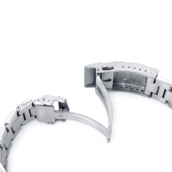 22mm Super-O Boyer Watch Band for Seiko New Turtles SRP777 SRP775 SRPA21 (PADI), Stainless Steel - Brushed, SUB Diver Clasp Online - Image 5