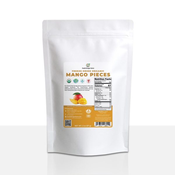 Organic Freeze-Dried Mango Pieces 2 oz (57g) Online