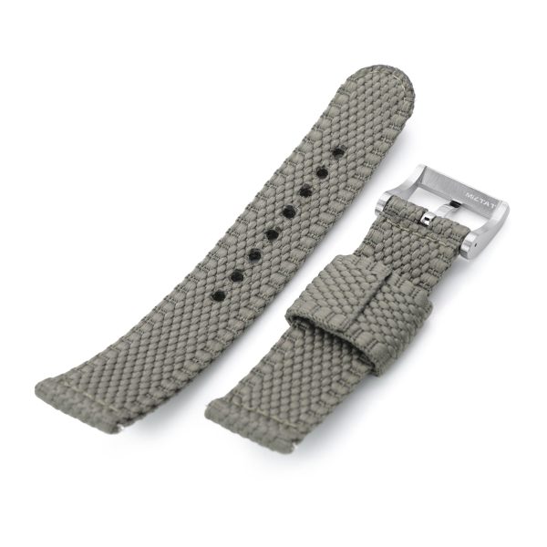 2-pcs Unique Pattern Military Green Watch Band, Polished Buckle on Sale - Image 5