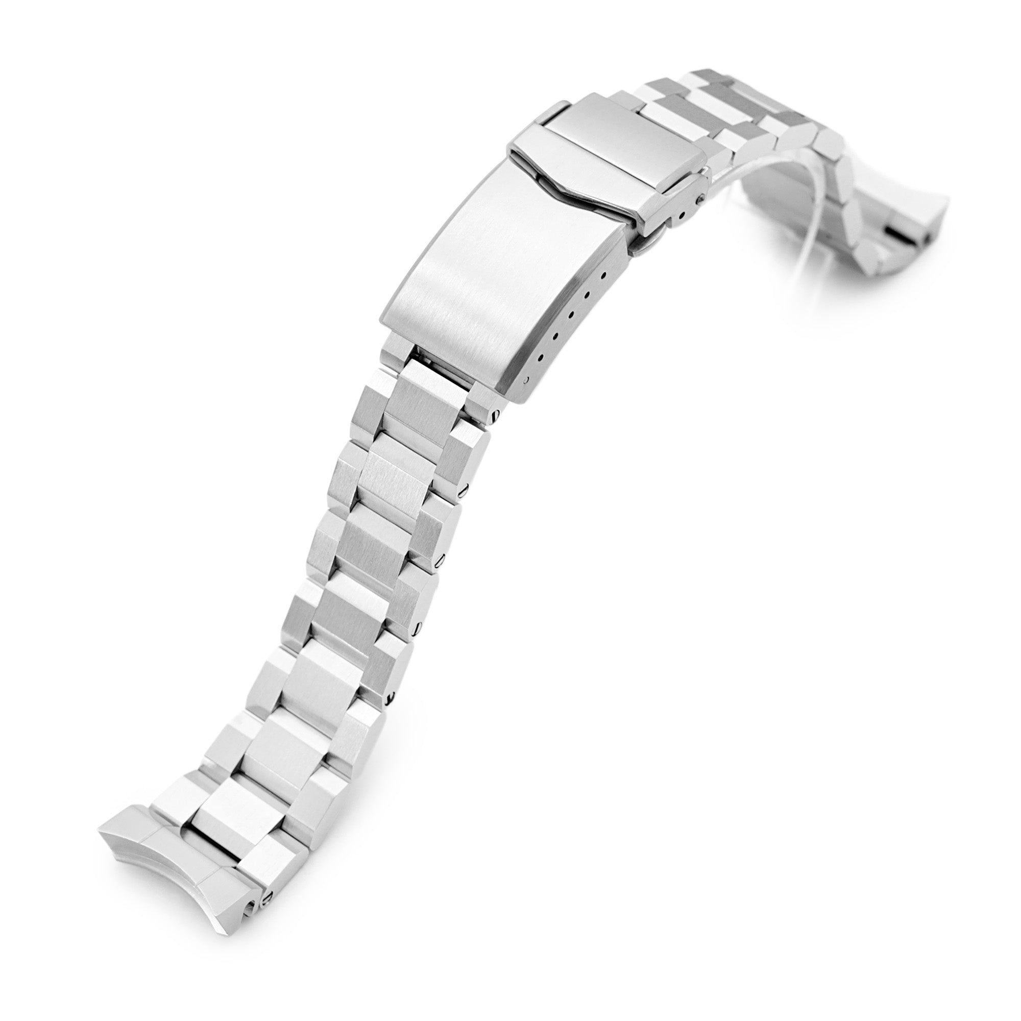 19mm Hexad III Watch Band for Grand Seiko 44GS SBGJ235 SBGJ201 SBGJ203, Stainless Steel – Brushed, V-Diver Clasp Sale