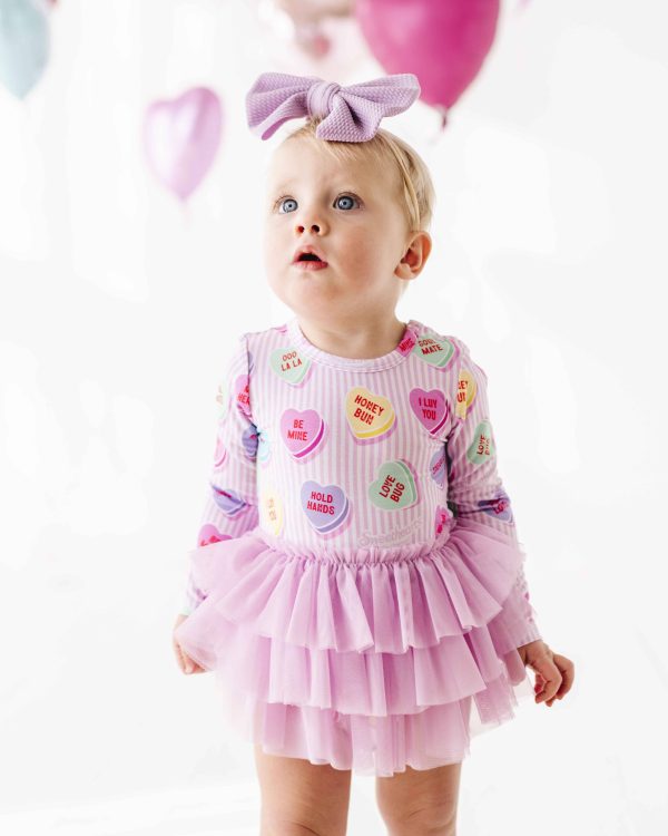 Sweethearts® Pink Stripe Tulle Dress Fashion - Image 5