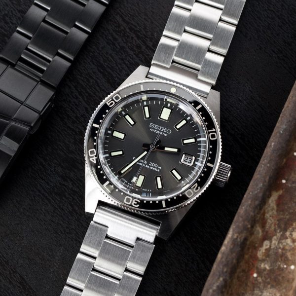 19mm 20mm or 21mm Super-O Boyer Watch Band Straight End, 316L Stainless Steel Brushed Online now - Image 3