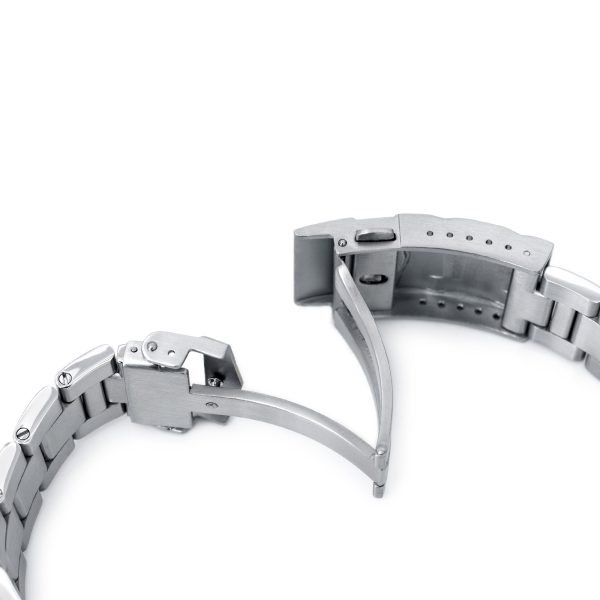 20mm Super-O Boyer Watch Band for Seiko Solar Power SSC015, SUB Clasp For Discount - Image 5