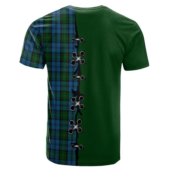 Kerr Hunting Tartan T-shirt - Lion Rampant And Celtic Thistle Style Online - Image 2