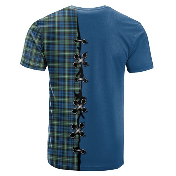 Lamont Ancient Tartan T-shirt - Lion Rampant And Celtic Thistle Style Hot on Sale - Image 2
